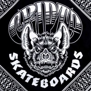 Bandana Cripta Skateboards Preta - Imagem 2