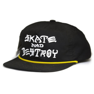 Bone Thrasher Snapback Sad Rope Preto - Imagem 1