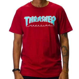 Camiseta Thrasher Outlined Vermelha - Imagem 1