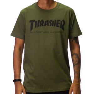 Camiseta Thrasher Skate Mag Verde Musgo - Imagem 1