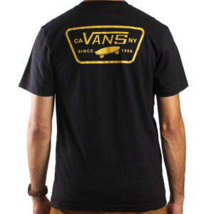 Camiseta Vans Classic Full Patch Back Preto - Imagem 1