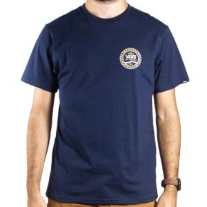 Camiseta Vans Checkered Side Stripe Dress Blues - Imagem 2