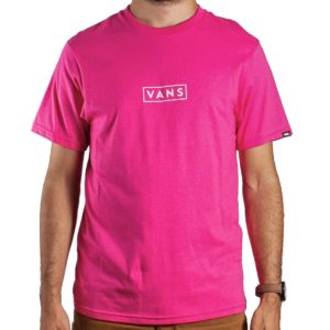 Camiseta Vans Easy Box Rosa Fushsia - Imagem 1