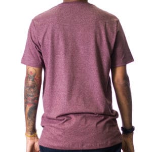 Camiseta Volcom Hardcore Bordo Mescla - Imagem 2