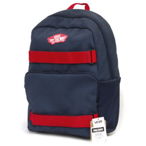 Mochila Vans Skatepack Boys Dress Azul/Vermelho - Imagem 1