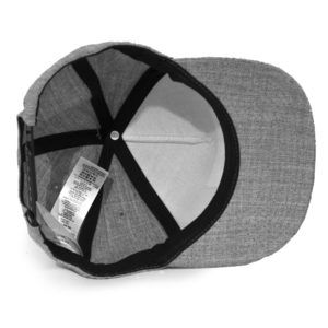 Bone Vans Full Patch Snapback Heather Cinza - Imagem 3