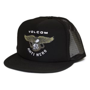 Boné Volcom X AntiHero Preto - Imagem 1