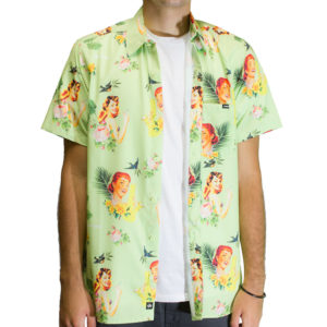 Camisa Dropdead Tropical Floral Verde - Imagem 2