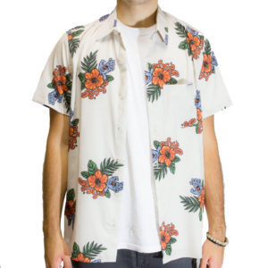 Camisa SantaCruz Vacation Hand Pattern Bege - Imagem 2