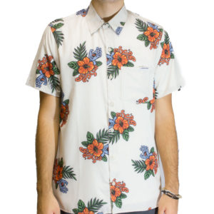 Camisa SantaCruz Vacation Hand Pattern Bege - Imagem 1