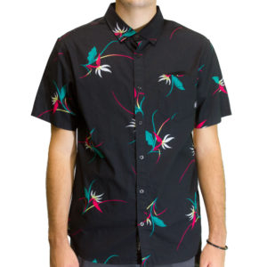 Camisa Vans Open Shade Floral Preta - Imagem 1