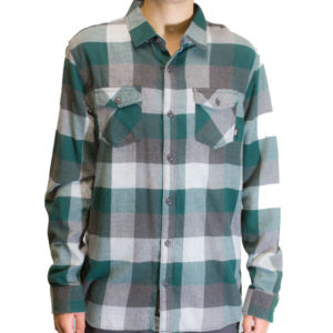 Camisa Vans Flannel Trekking Verde - Imagem 1