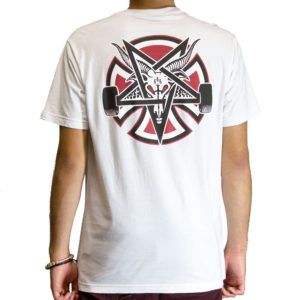 Camiseta Independent Pentagram Cross Branca - Imagem 2