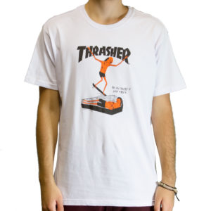Camiseta Thrasher Neckface Branco - Imagem 1