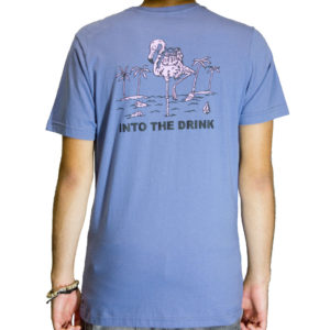 Camiseta Volcom Slim The Drink Azul - Imagem 2