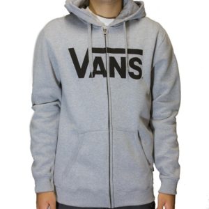 Casaco Vans Classic Zip Hoddie Cinza - Imagem 1