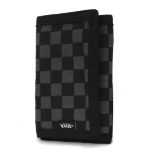 Carteira Vans Slipped Black Gunmetal Quadriculada - Imagem 1
