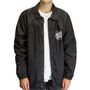 Windbreaker SantaCruz Classic Dot Nylon Preto - Imagem 3