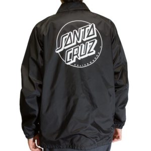 Windbreaker SantaCruz Classic Dot Nylon Preto - Imagem 1
