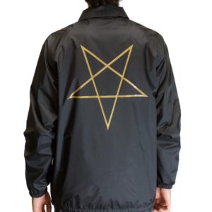 Windbreaker Thrasher Pentagram Preto - Imagem 1