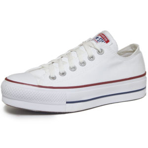 Tênis Converse Chuck Taylor Low AllStar Plataforma Branco - Imagem 1