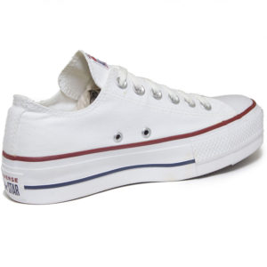 Tênis Converse Chuck Taylor Low AllStar Plataforma Branco - Imagem 2