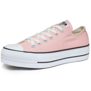 Tenis Converse Chuck Taylor Low All Star Plataforma Rosa - Imagem 1