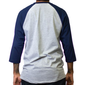 Camiseta Vans Classic Raglan 3/4 Athletic Heather SlimFit - Imagem 2