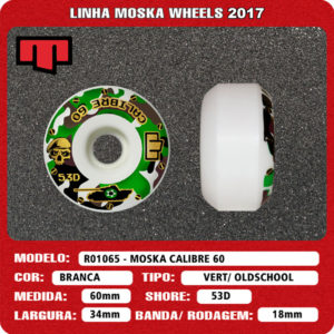 Roda Moska Calibre 60 60mm - Imagem 3