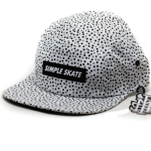 Boné Simple Pixel White 5Panel - Imagem 1