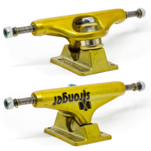 Truck Stronger 129 Dourado Logo Preta - Imagem 1