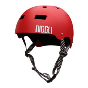 Capacete Niggli Iron Profissional Vermelho Fosco - Imagem 1
