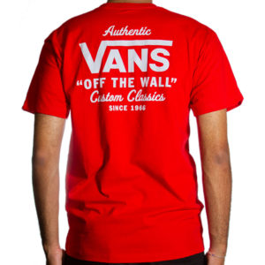Camiseta Vans Holder Classicfit Vermelha - Imagem 1