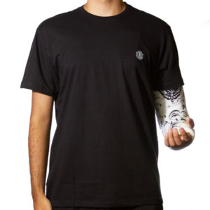 Camiseta Element Basic Crew Preta - Imagem 1