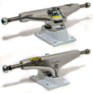 Truck Intruder 139 Mid Solid White/Silver - Imagem 1