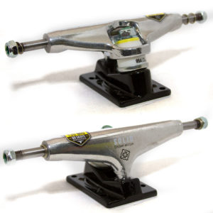 Truck Intruder 139 Mid Solid Black/Silver - Imagem 1