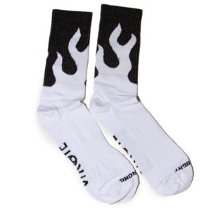 Meia Straye Flame Crew Sock Branca - Imagem 1