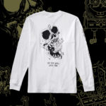 Camiseta Vans x SpongeBob Gigliotti Skull ClassicFit Manga Longa Branco 02