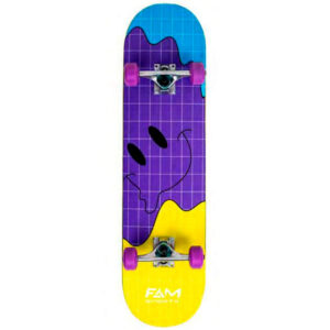 Skate Montado Fam Iniciante Slime - Imagem 1